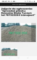 Łańcut Sprzedaź piasek płukany oraz kopany budowlany kruszywa Rzeszòw Sprzedaź piasek płukany oraz kopany budowlany kruszywa Rzeszòw
